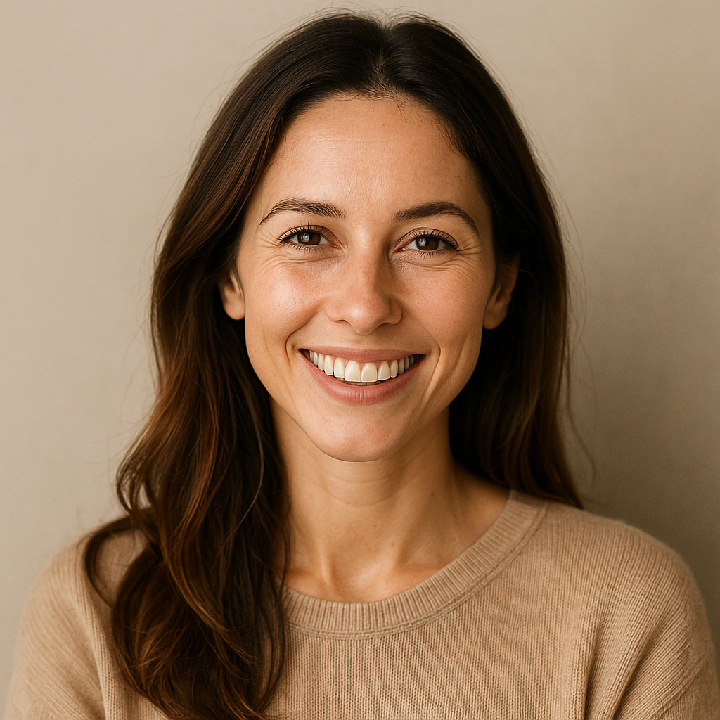 Smiling woman with natural, glowing skin in a soft wellness setting, representing confidence and rejuvenation associated with Botox in Florida