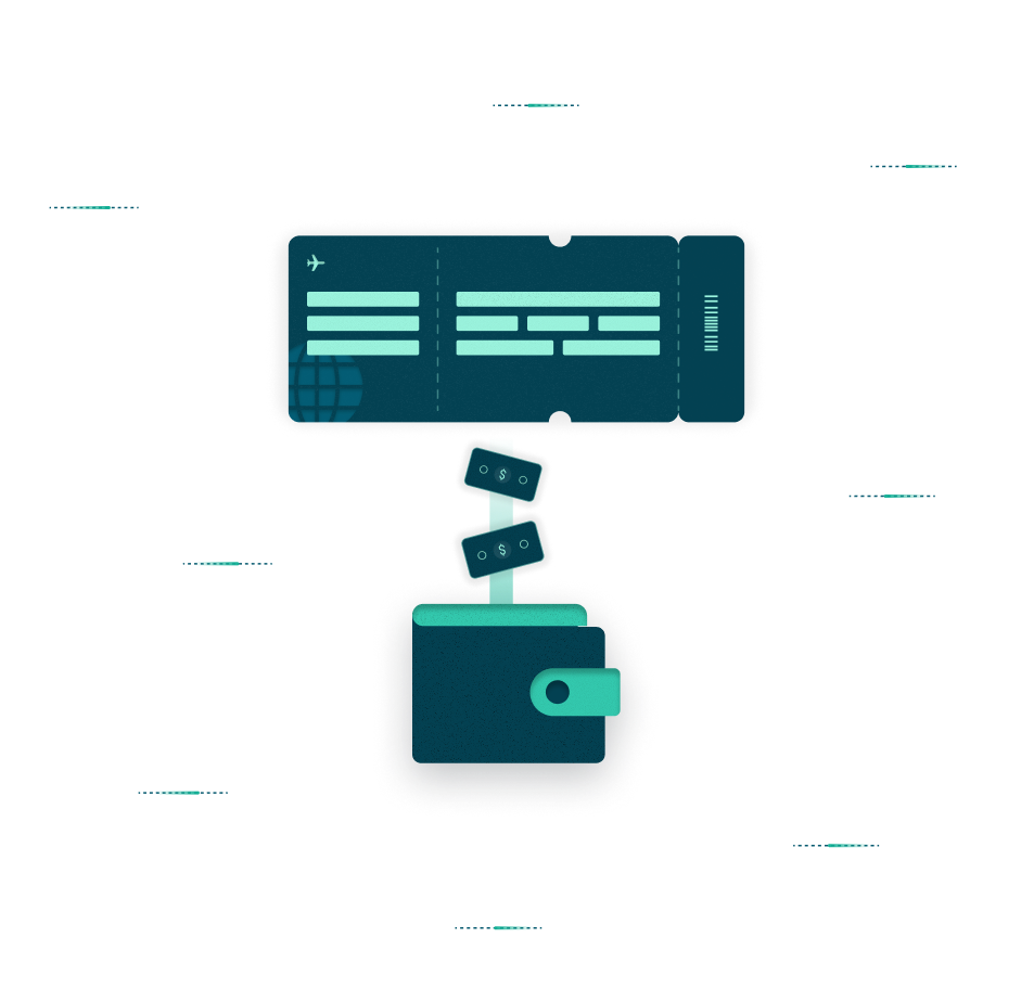 Unused ticket recovery and refund illustration