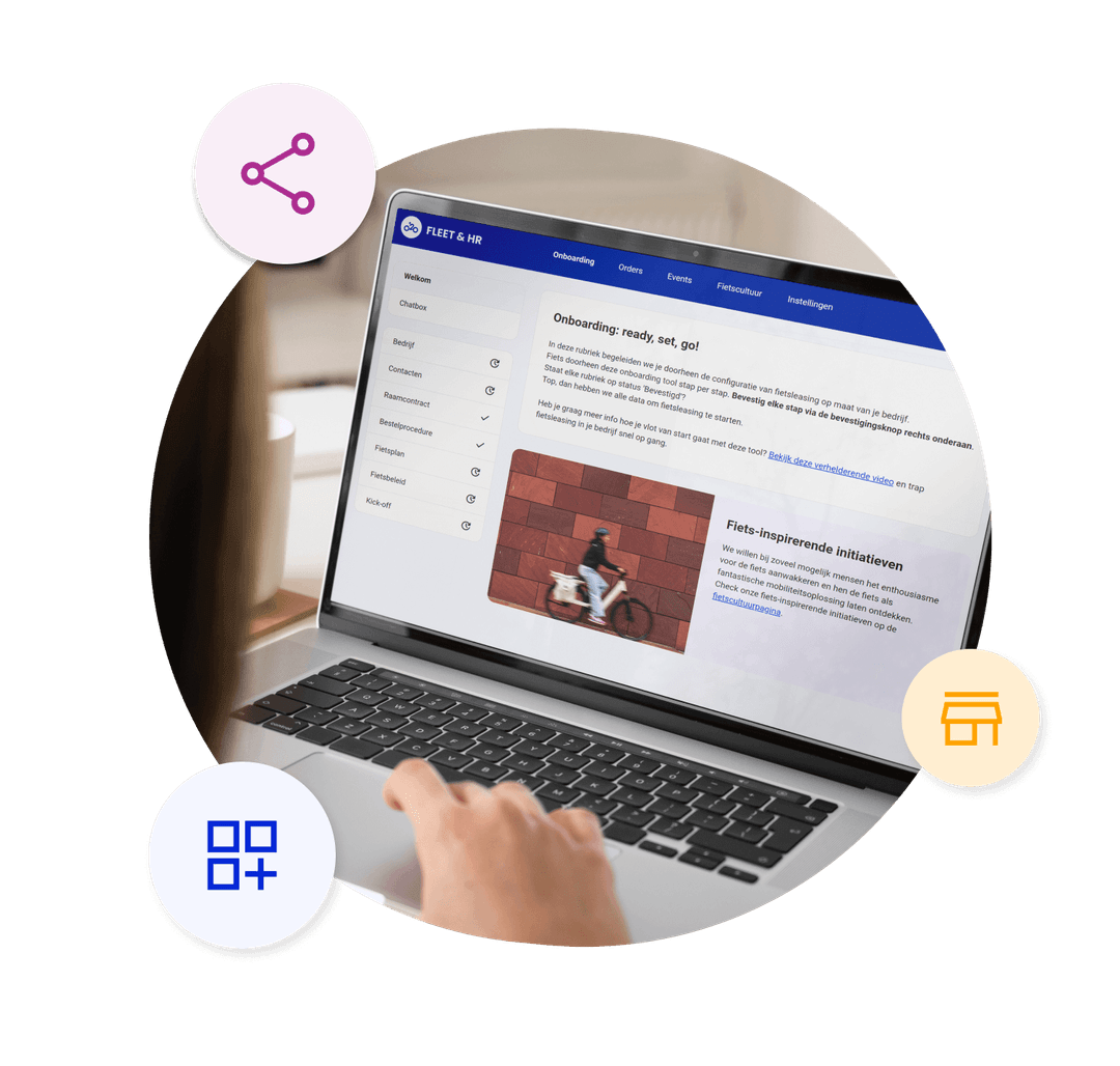 Geef je fietswinkel op voor fietslease | o2o Bicycle leasing