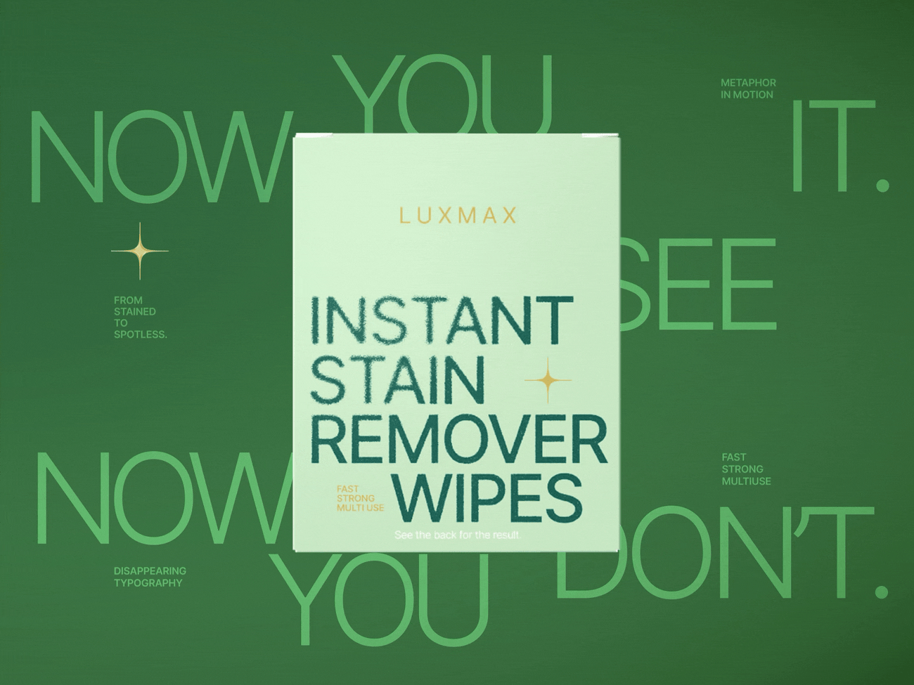 Luxmax Visual Metaphor for Clean