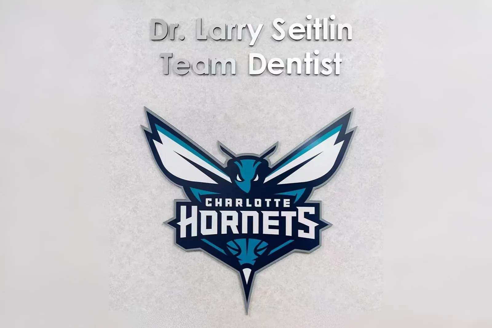 charlotte hornets team dentist dr larry seitilin