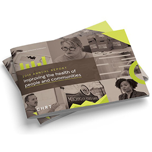 CHRT annual report cover design