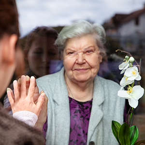 Senior woman at nursing home