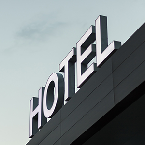 hotel sign