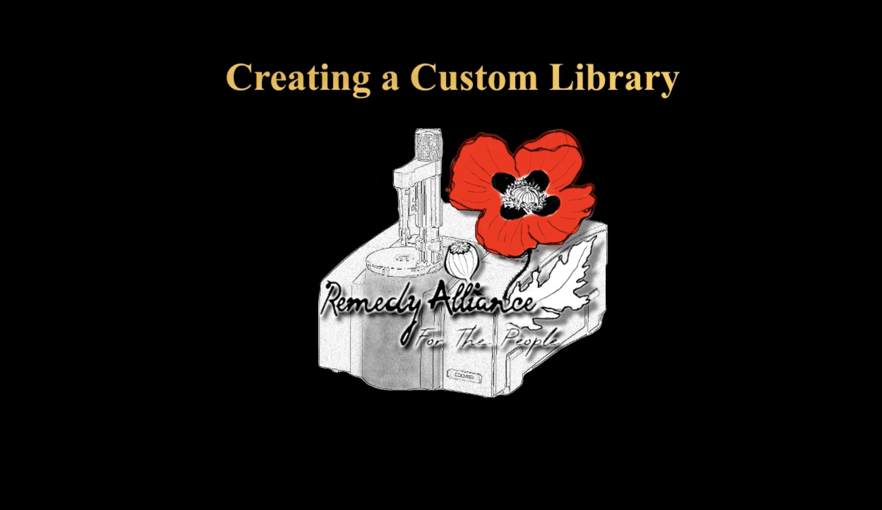 Creating a Custom Library from Reference Scan Files