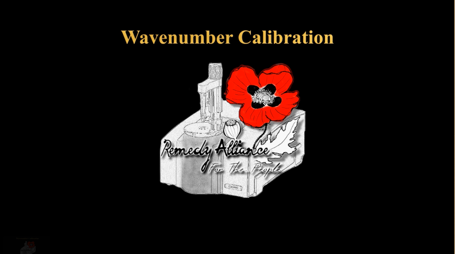 Wavenumber Calibration