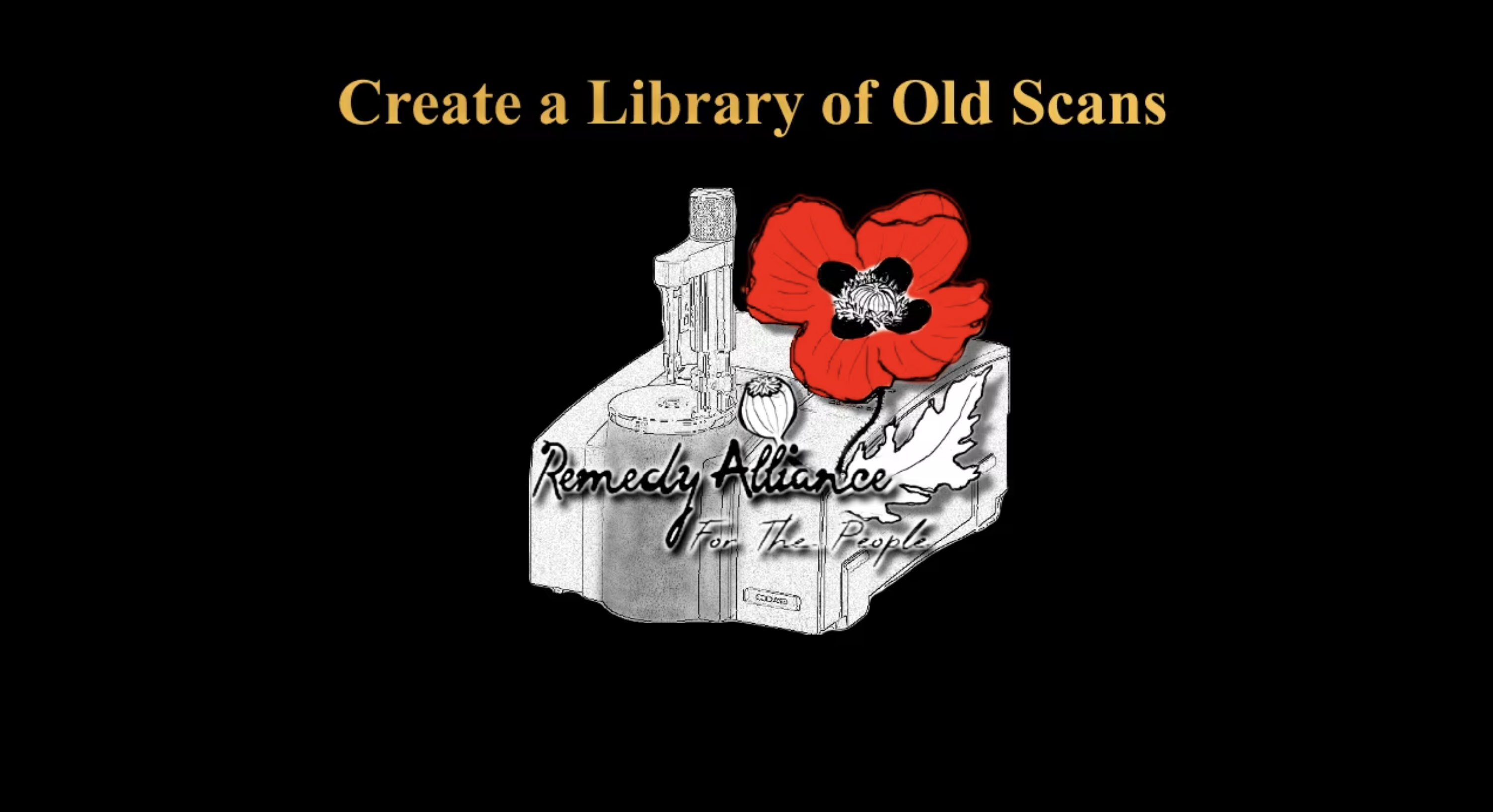 Creating a Library of Old Scans