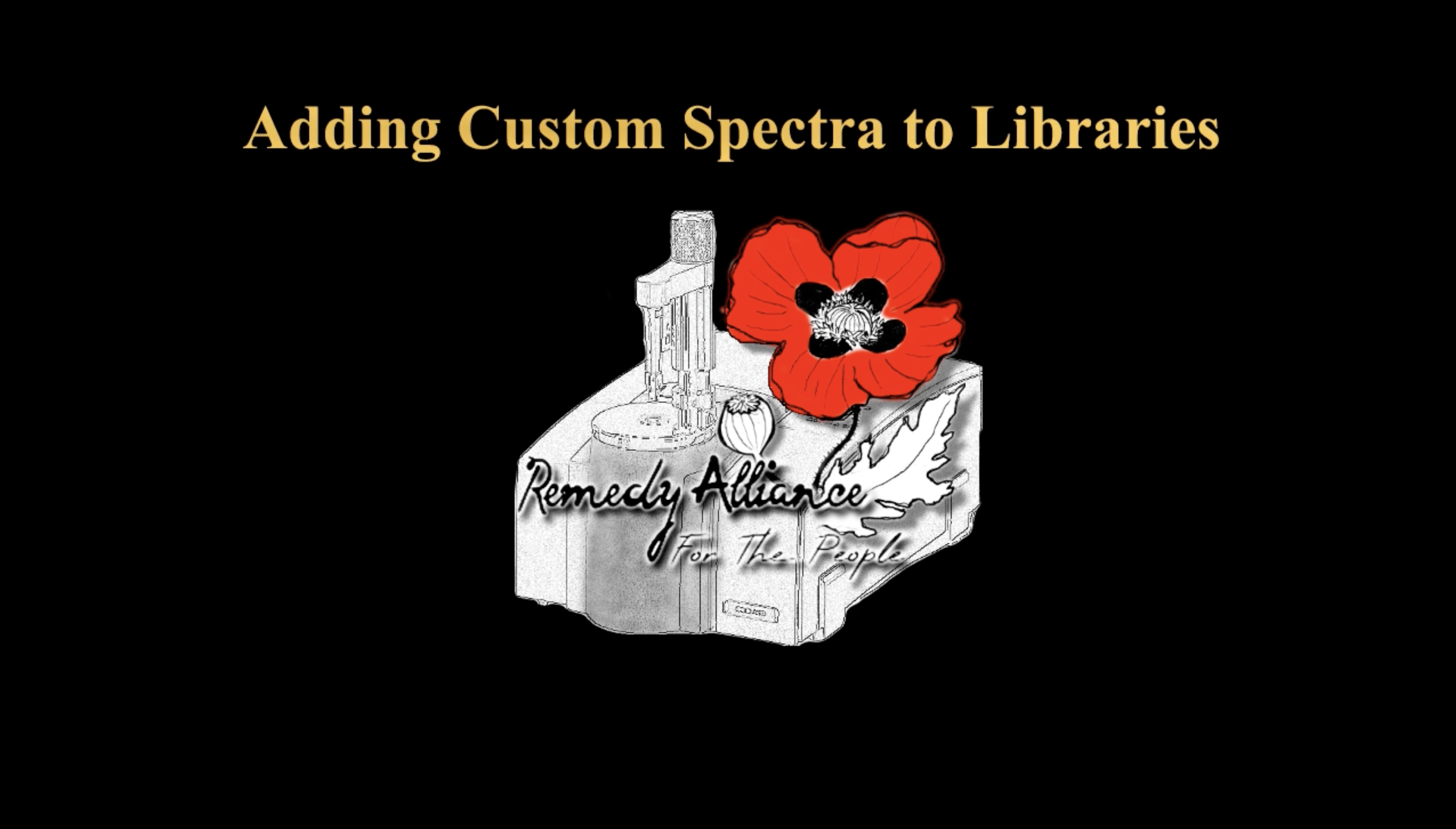 Adding Custom Spectra to Libraries