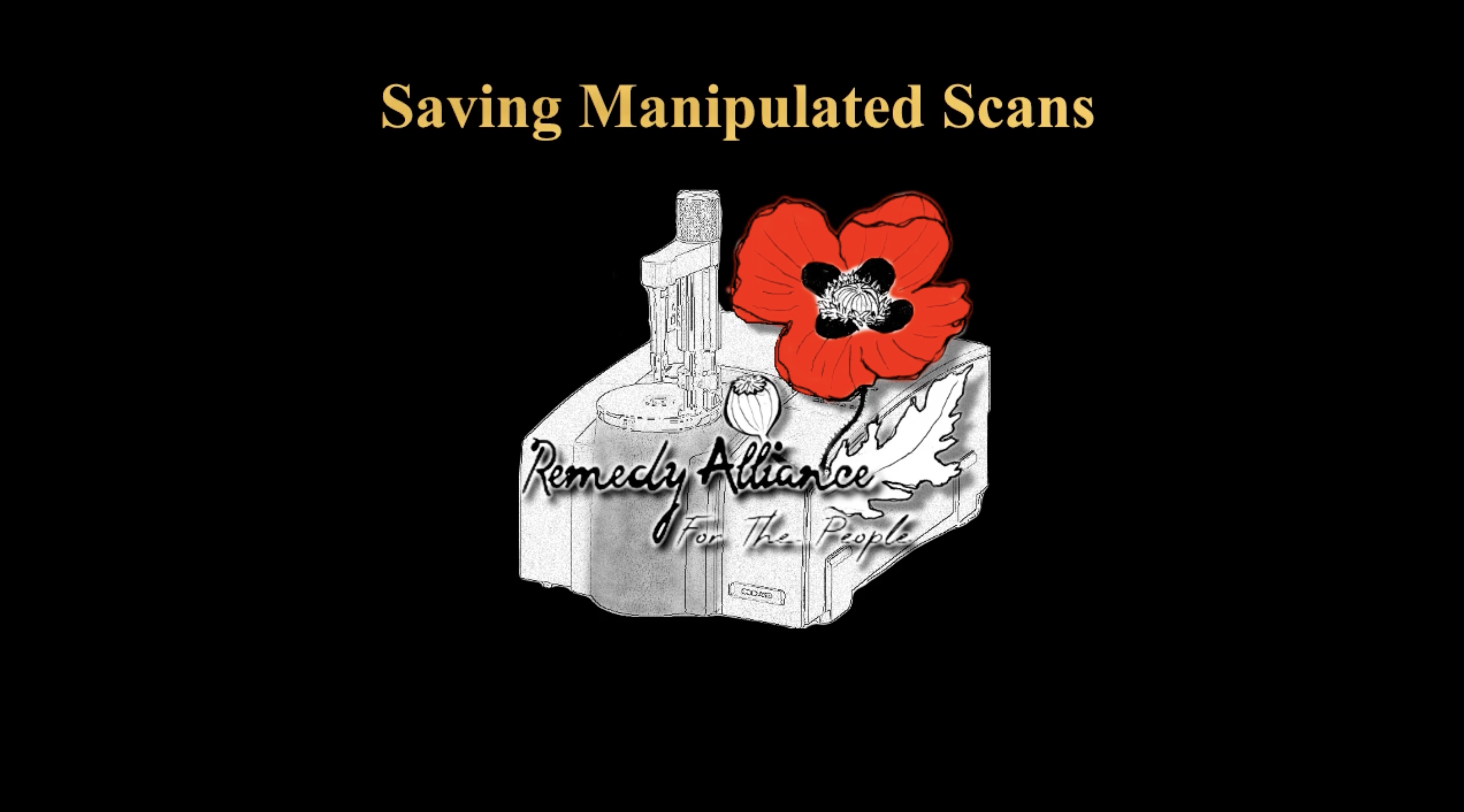 Saving Manipulated Scans