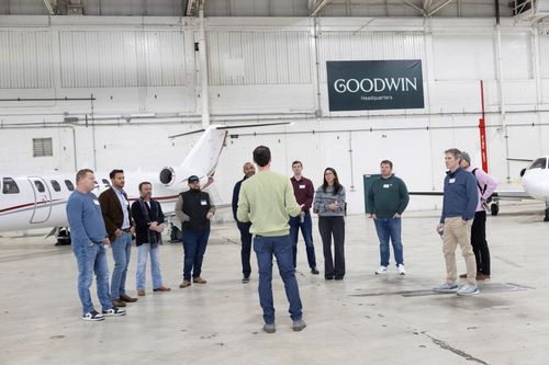 Celebrating What’s Next: Inside Goodwin’s HQ Hangar