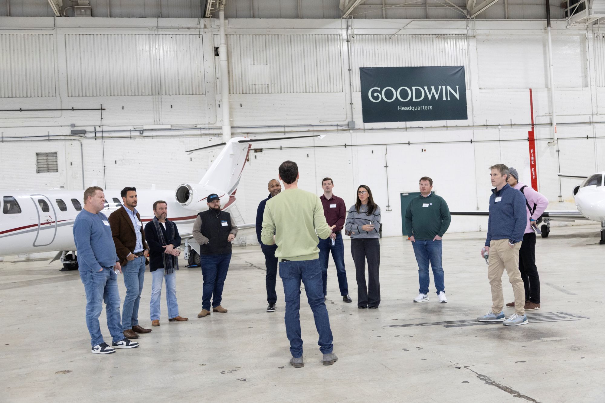 Celebrating What’s Next: Inside Goodwin’s HQ Hangar