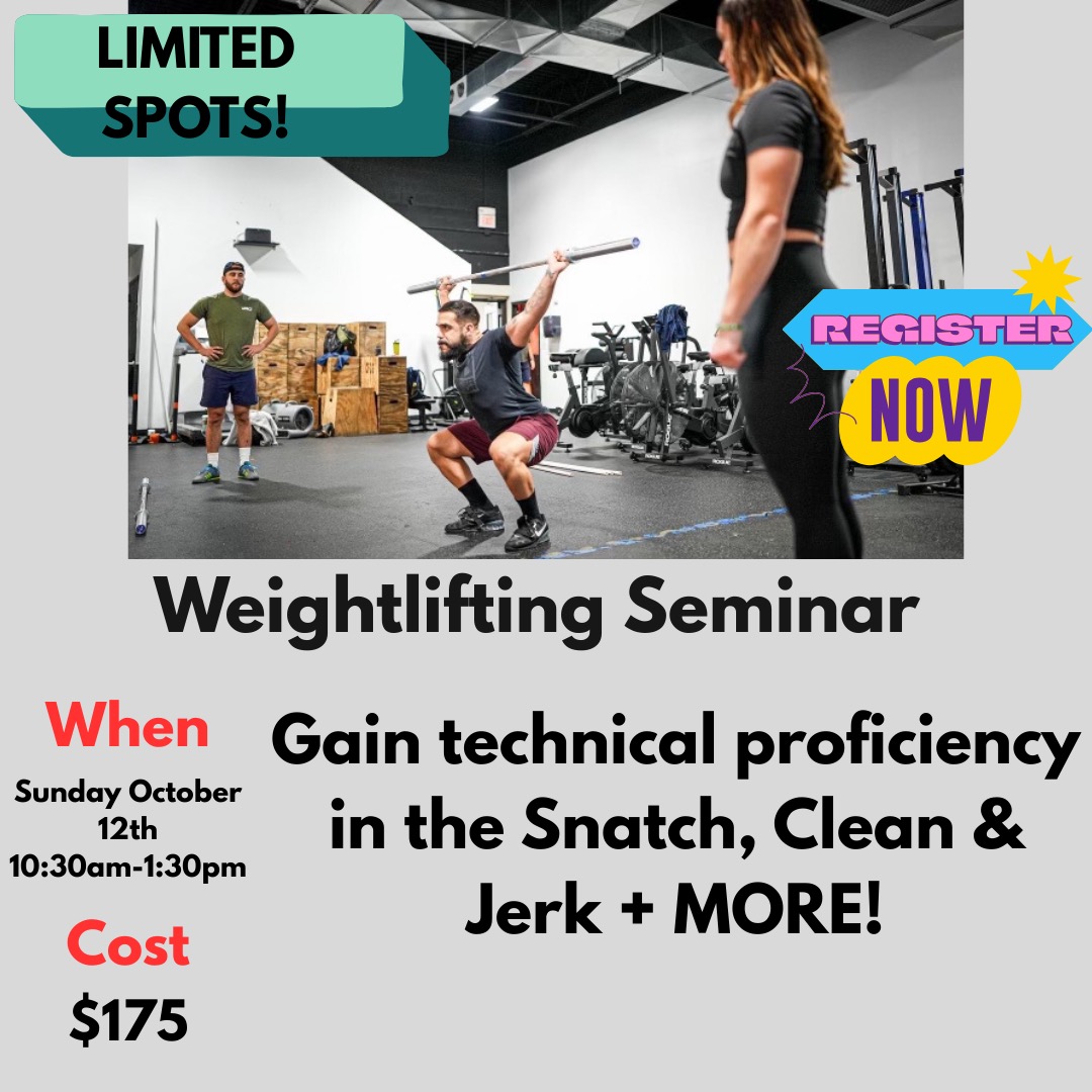 Weightlifting Seminar