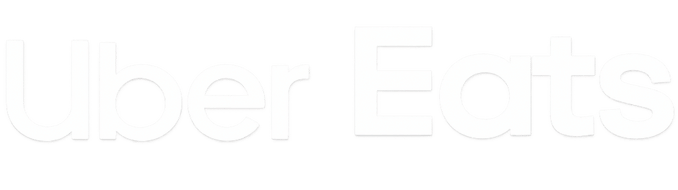 Logo Uber eats blanc - parrainage MonCodeParrain