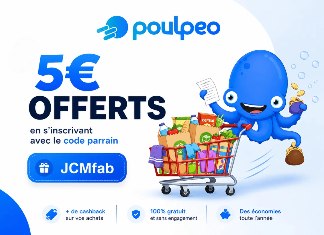 Visuel offre de parrainage Poulpeo