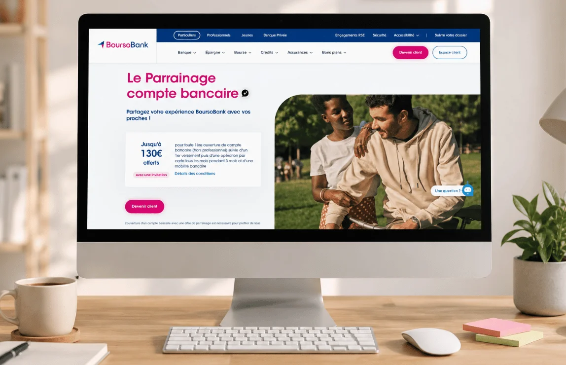 Parrainage Boursobank 2026 : comment obtenir jusqu'à 130 € offerts étape par étape