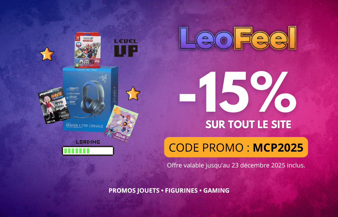 Noël 2025 : Idées cadeaux, profitez de –15% sur tout le site LeoFeel avec le code promo MCP2025