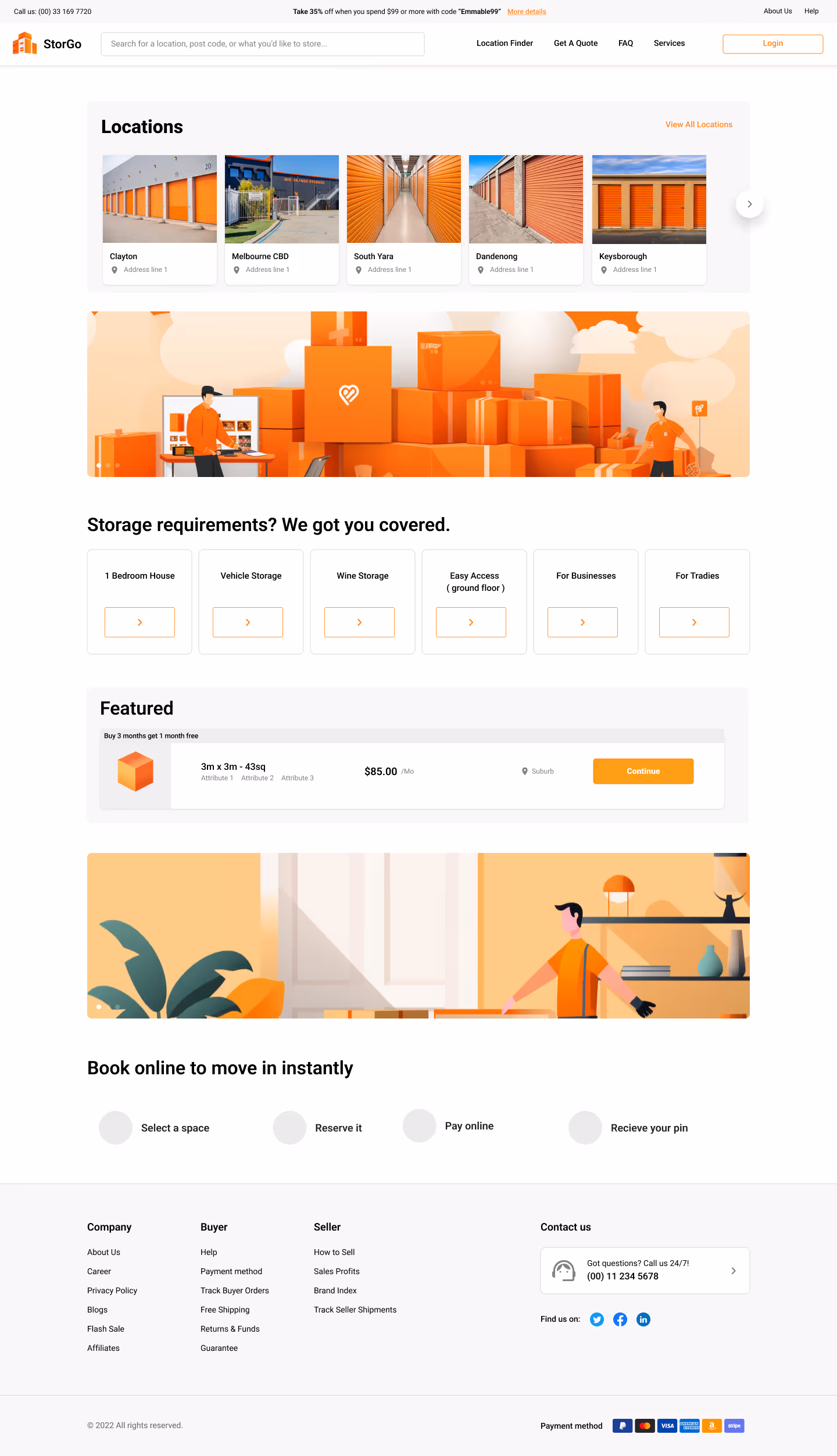 A screenshot of the Alyta theme Minimal Home page