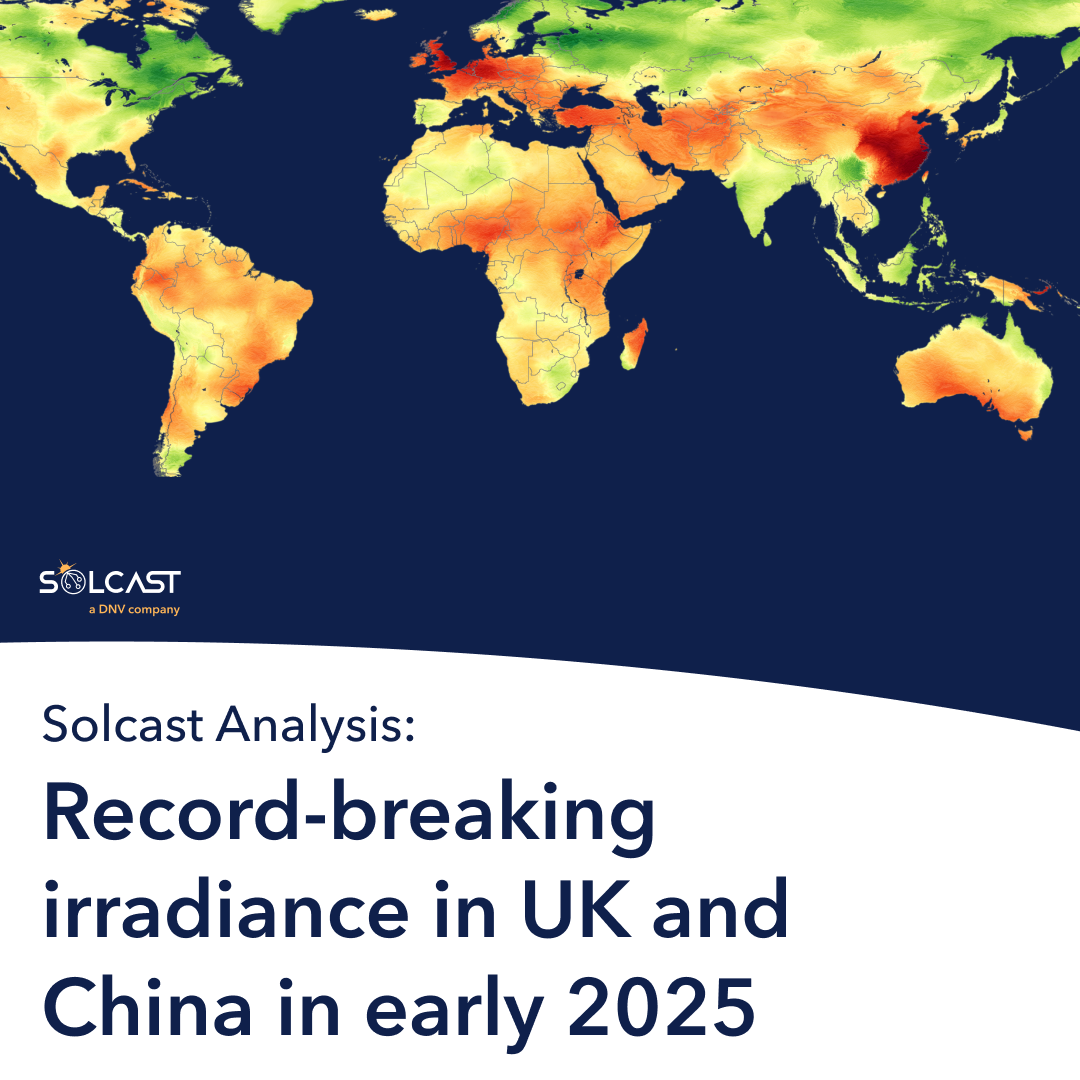 High-pressure systems boost global solar irradiance in early 2025