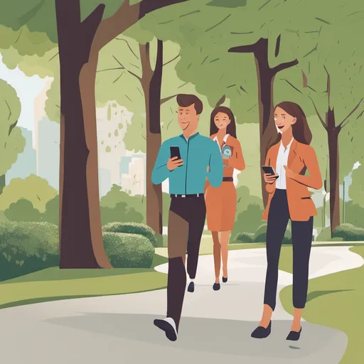 A suspicious-looking woman sitting in a modern café, peering at her smartphone, a chess game happening in the background. Fonor emailbot provides that right language to insurance responses, treating the customers with respect