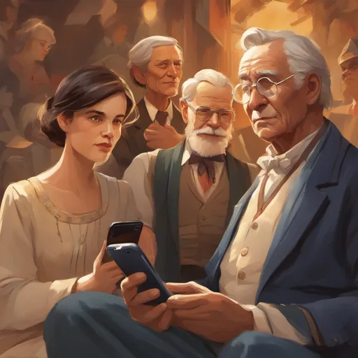 A delighted woman walking on a busy shopping street looking at her smartphone with a bright smile. She is in control of the dance of life with Fonor emailbot putting to rest any insurance concerns