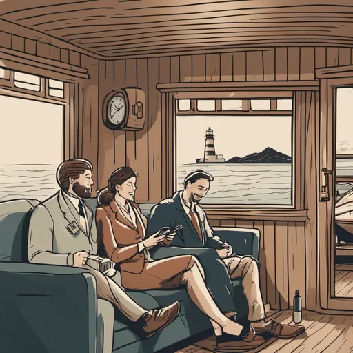 Image showing a slightly tired woman after a day's work, sitting at her kitchen table with a smartphone, sending email with insurance details. She will get a fast response with Fonor emailbot