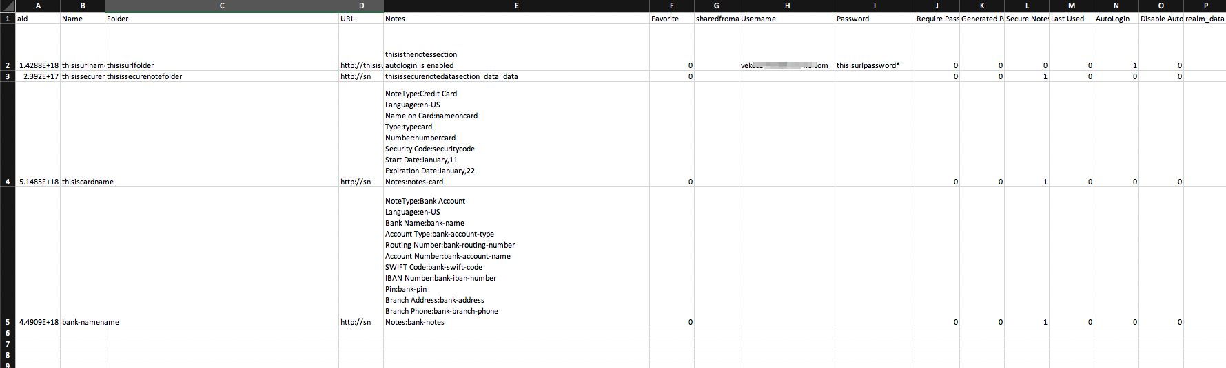 Lastpass DB parsed and decrypted