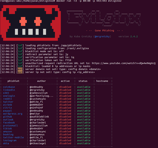 Running the tool inside a docker