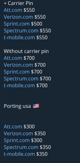 Taken from telegram marketplace for sim-swappers