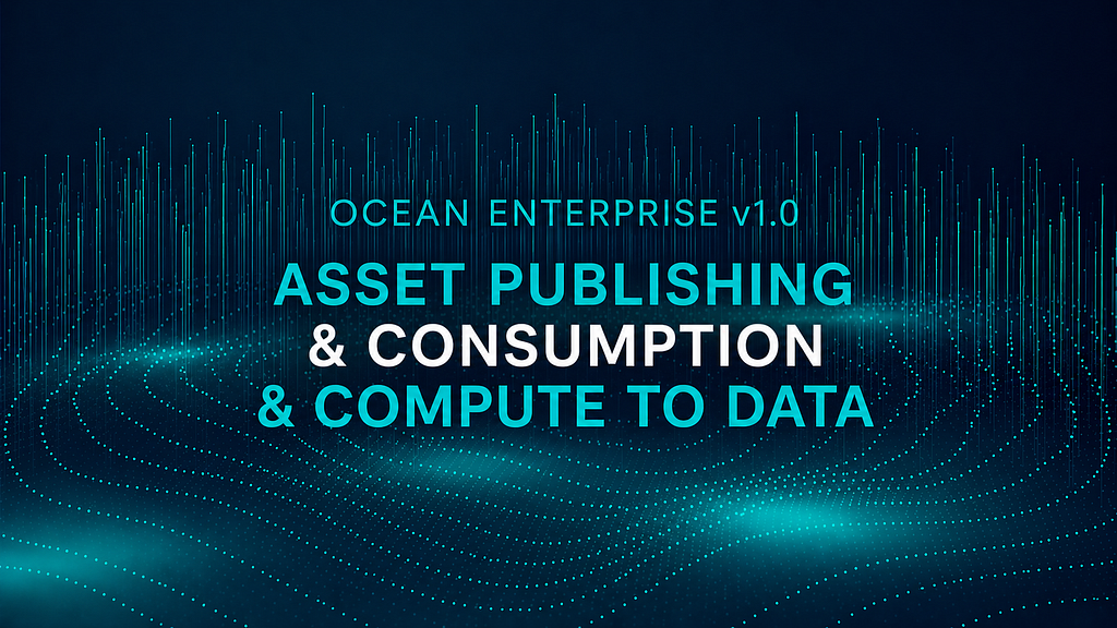Ocean Enterprise Demo: Asset Publishing & Consumption & Compute To Data