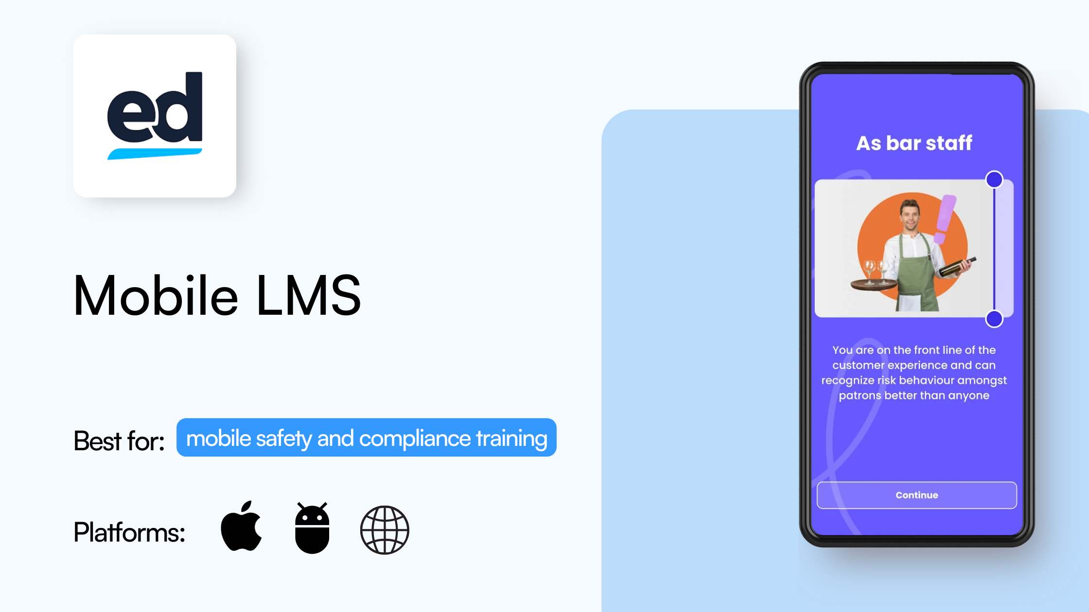 Aprendizagem com o Edapp LMS