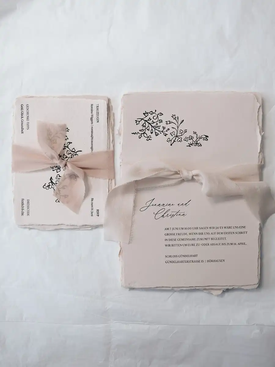 Hochzeitspapeterie von Letter–Werk