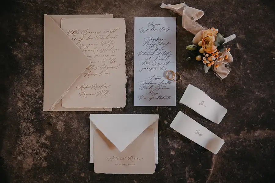 Hochzeitspapeterie von Letter–Werk