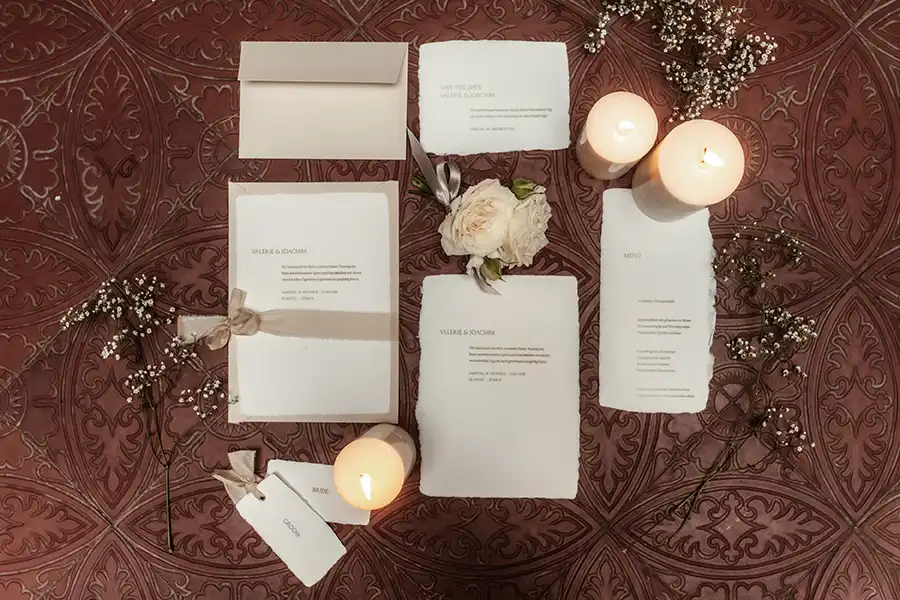 Hochzeitspapeterie von Letter–Werk