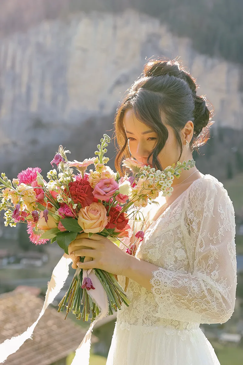 Swiss Alps Elopement: Hochzeit in den Schweizer Bergen