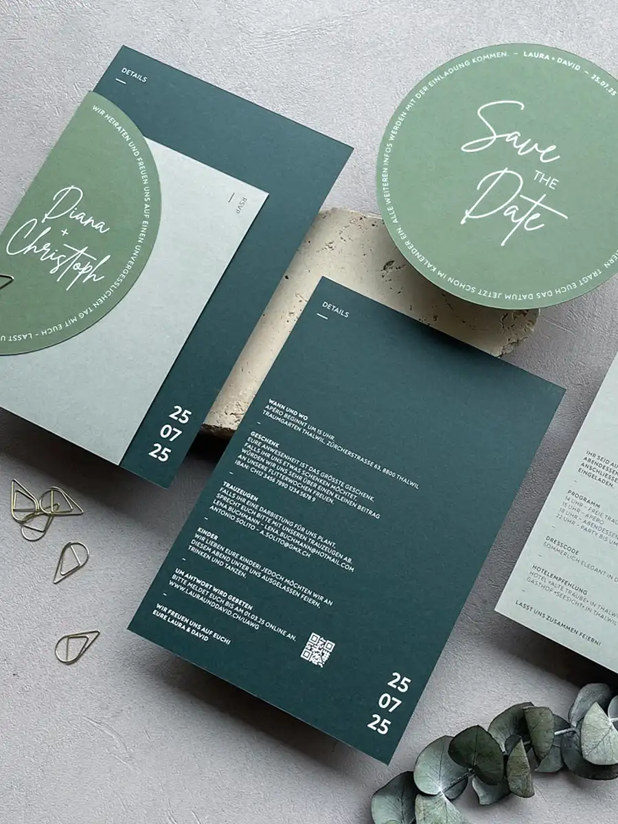 Hochzeitspapeterie | Glückwerk