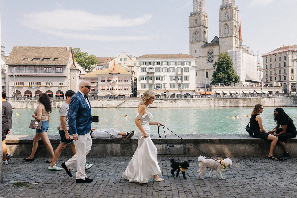Sommerhochzeit in Zürich: Elegante Destination Wedding voller Sommerglanz