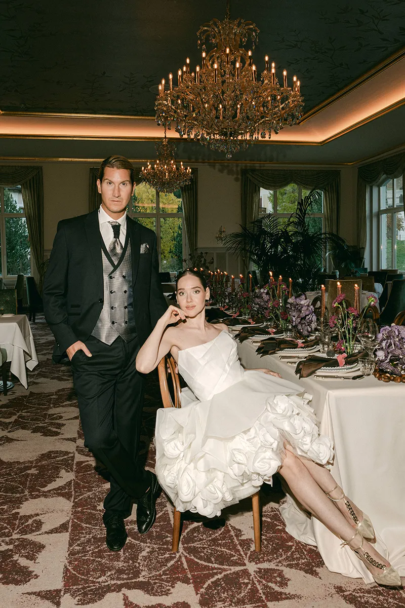 Modern Autumn Wedding: Luxuriöse Hochzeit in herbstlichen Tönen