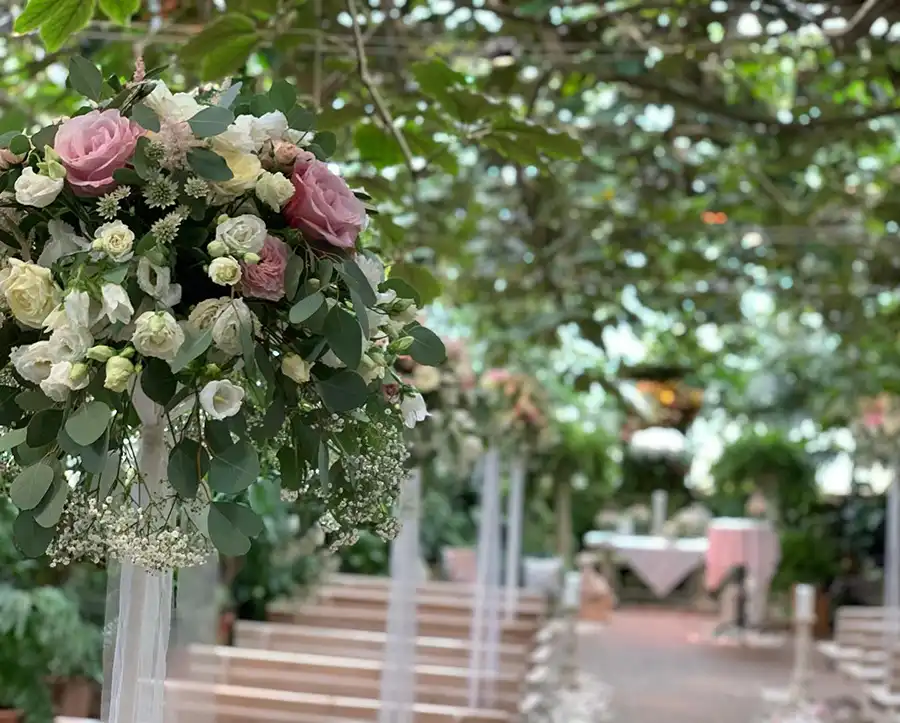 Hochzeitsfloristik von blumen fitze