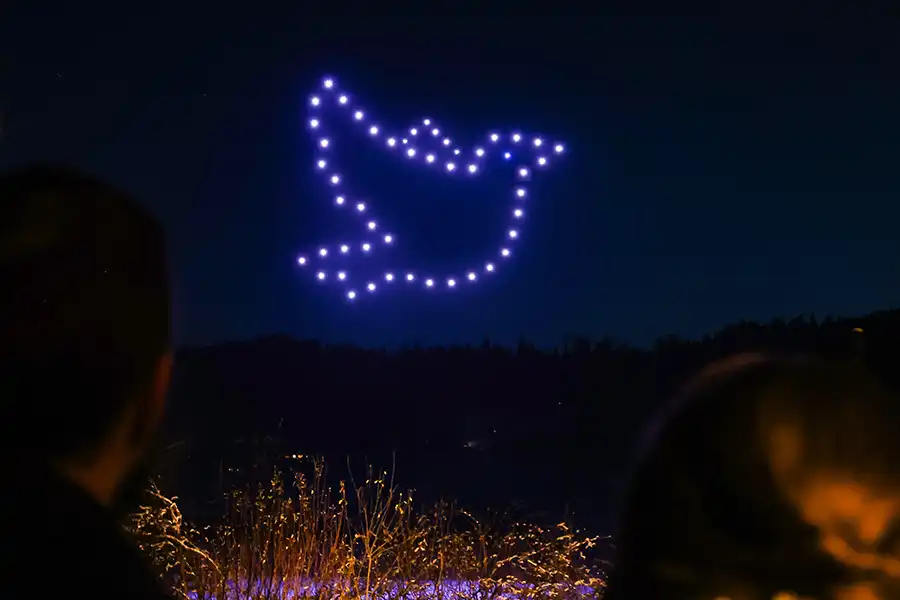 comaerials | Drohnenshows für eure Hochzeit