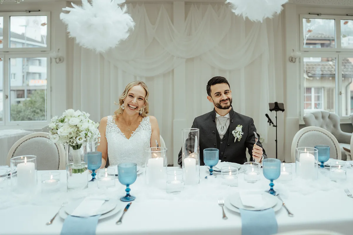 Crystal Blue: Hochzeit voller Winterromantik