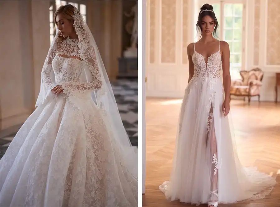 Hochzeitskleider von Brautatelier Seidenliebe
