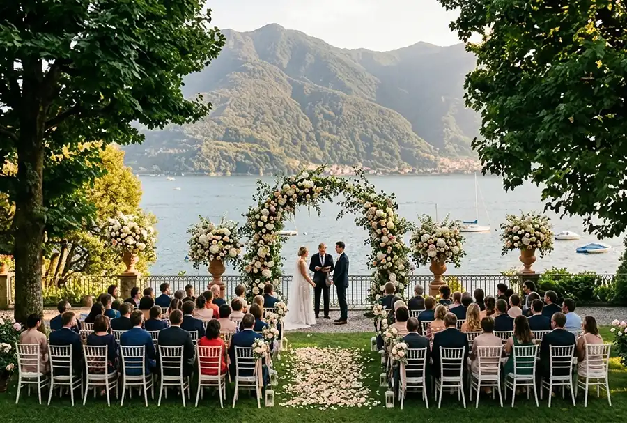 Hochzeitsfloristik von La Fioreria Lugano