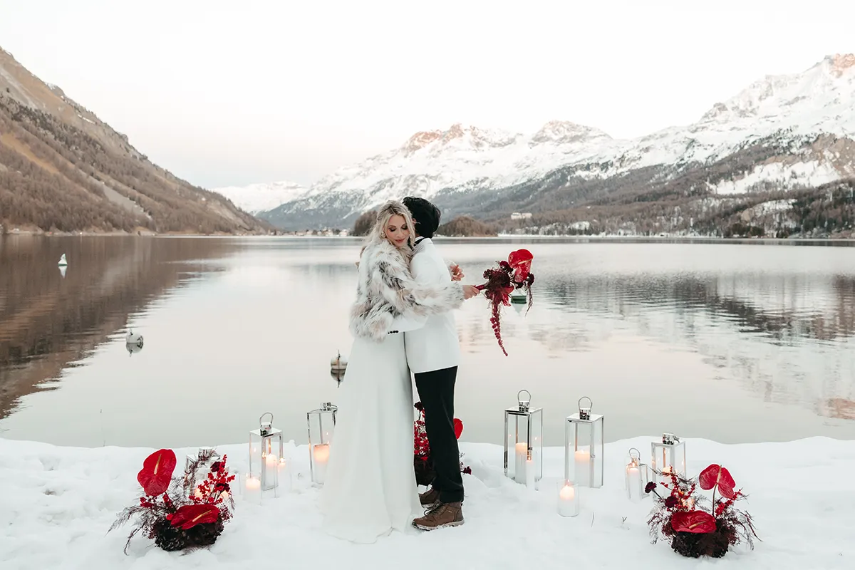 Alpine Elegance: Winterhochzeit mit einem Hauch Luxus