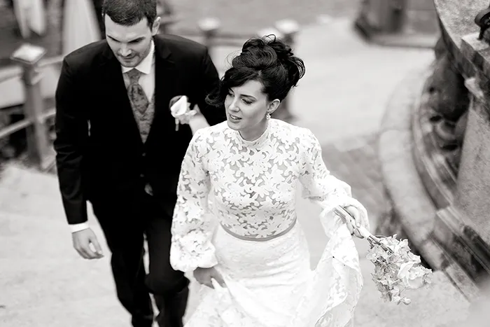 white bride