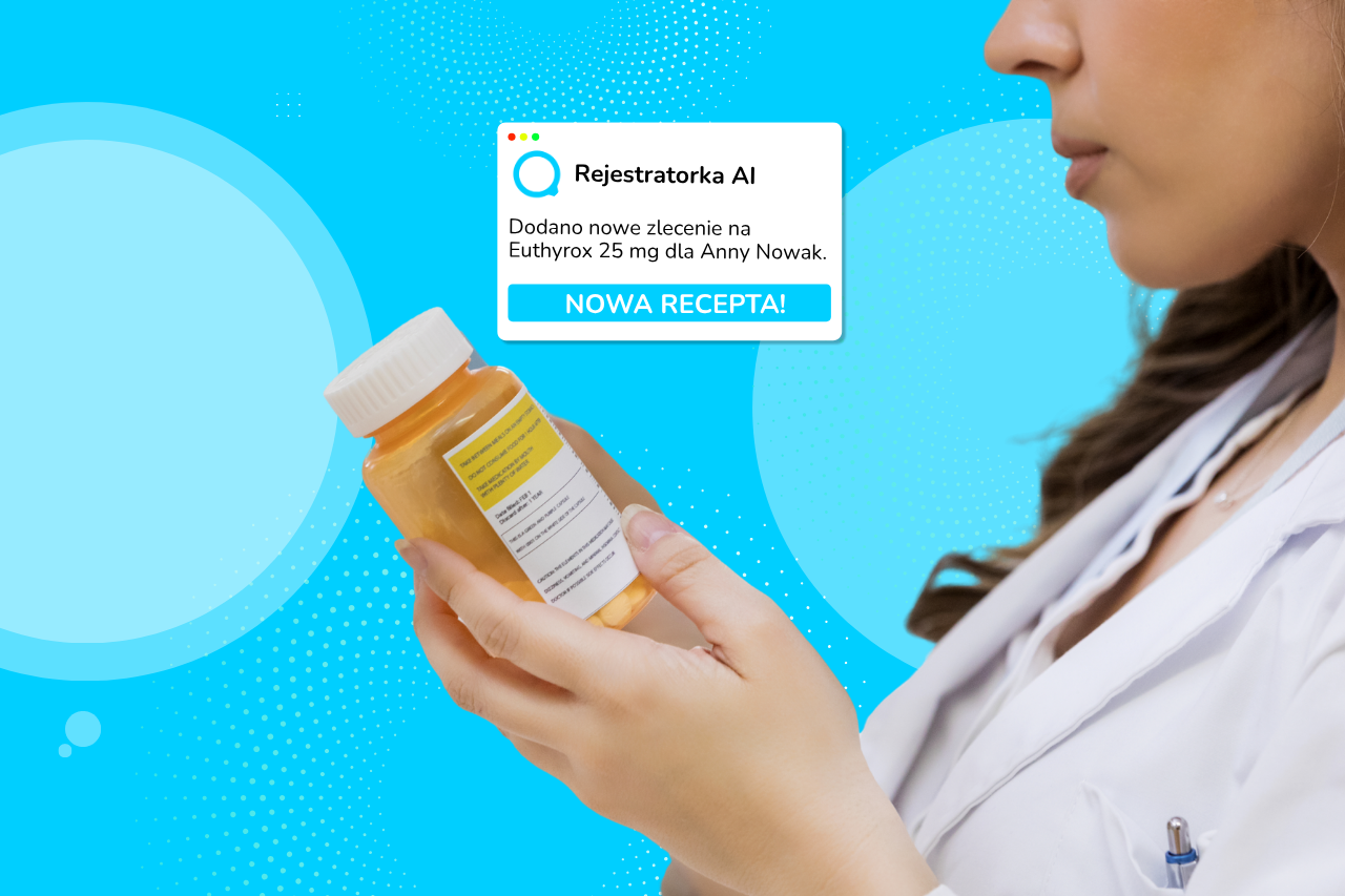 Grafika do artykułu: Zamawianie recept - jak Healthicate automatyzuje proces i ułatwia pracę rejestracji