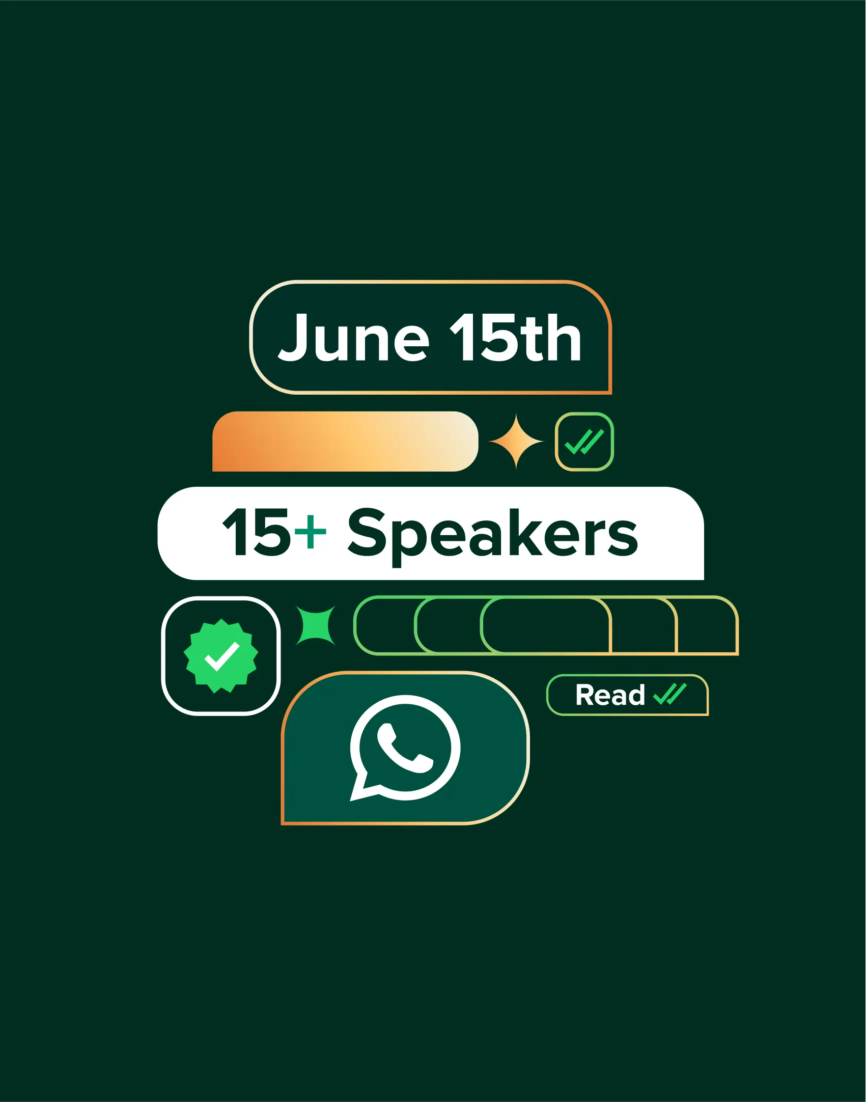 Graphic visual for event details of WhatsApp on Wheels