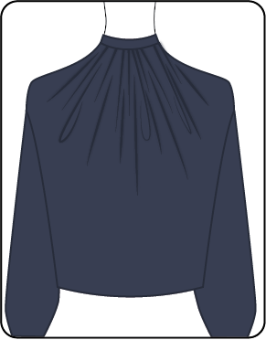 Gathered Neckline