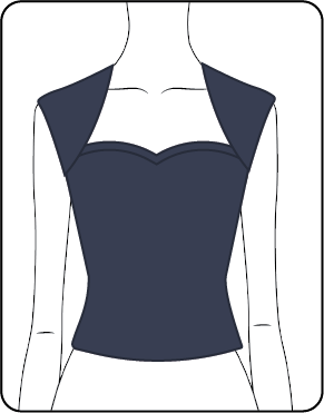 Queen Anne Neckline