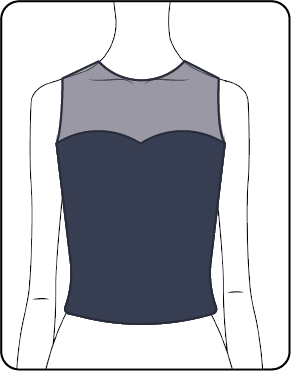 Illusion Neckline