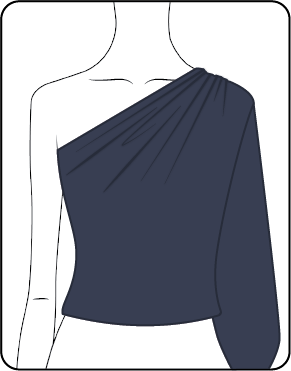 One Shoulder Neckline
